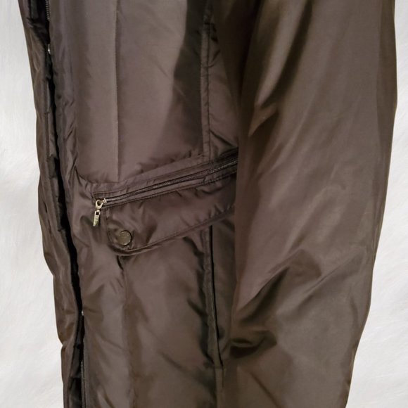 Cole Haan Knee-Length Black (80%) Down Puffer Coat Size M - Picture 6 of 16